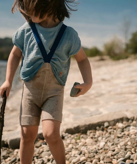 【 LAST1 / 0-6m 】mile - kids' shorts - sandstones