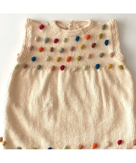babytoly - popcorn dress - rainbow popcorn