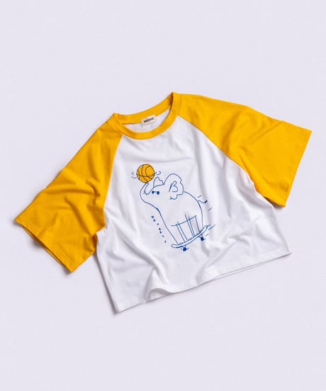 【 LAST1 / 6-7y 】BBOBBIE - the elephant raglan