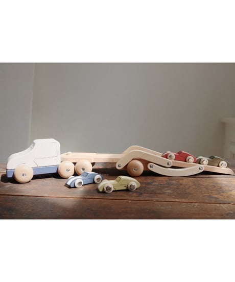 【 LAST1 】konges sløjd - wooden car carrier fsc - multi