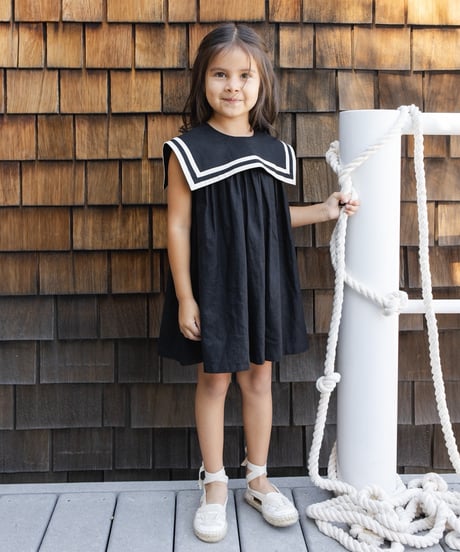 Rylee+Cru -  sailoir dress - black