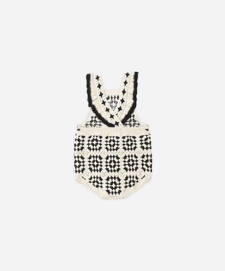 Rylee+Cru -  crochet romper - abstract