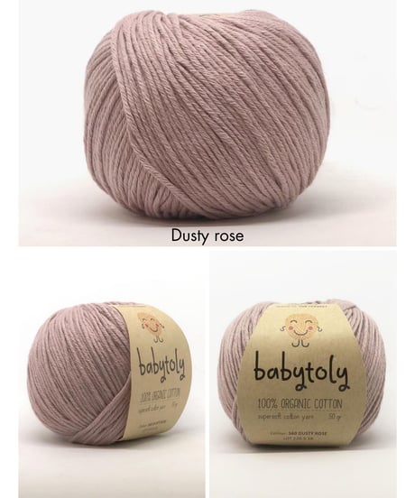 【 pre-order 】babytoly - organic yarns（A-G）
