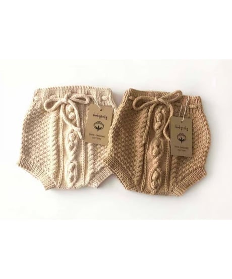 babytoly - cable popcorn bloomers