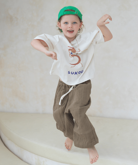 SUKOU - boston pants - brown