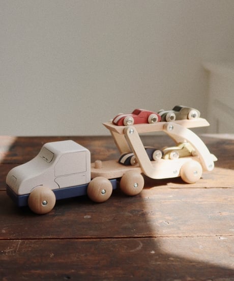 【 LAST1 】konges sløjd - wooden car carrier fsc - multi