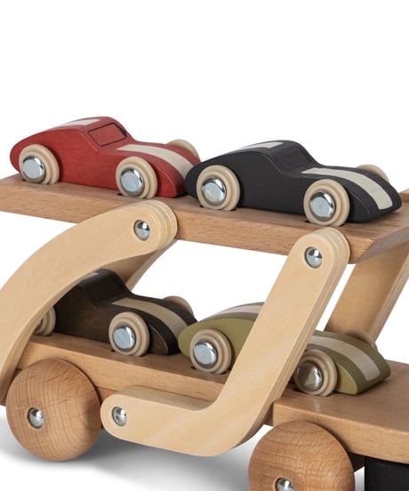 【 LAST1 】konges sløjd - wooden car carrier fsc - multi