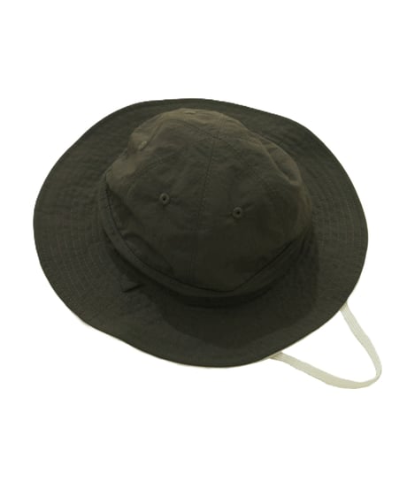 MOUN TEN. -  reversible adventure hat - charcoal × sand