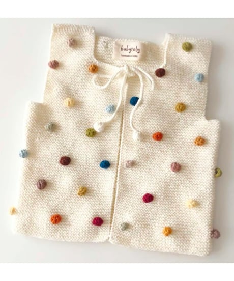 babytoly - rainbow popcorn vest