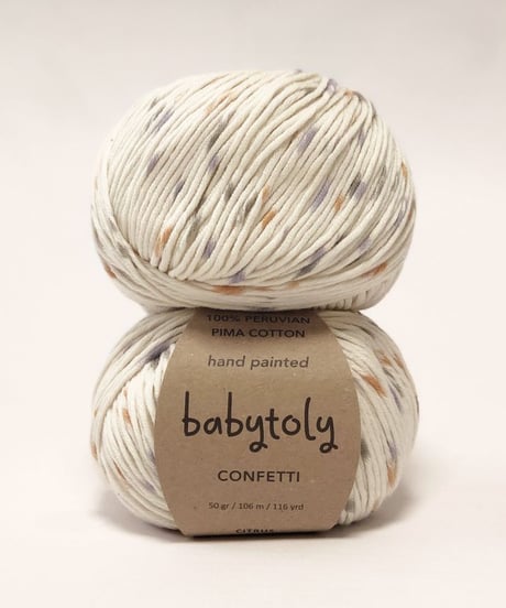 【 pre-order 】babytoly - 100% peruvian pima cotton yarn