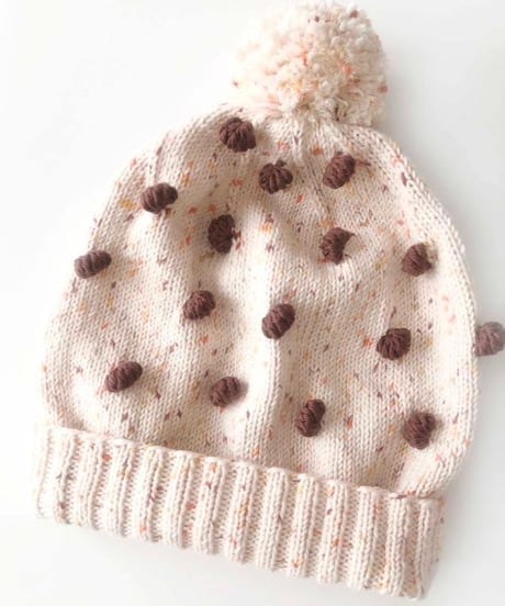 babytoly - rainbow popcorn beanies