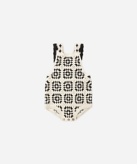 Rylee+Cru -  crochet romper - abstract