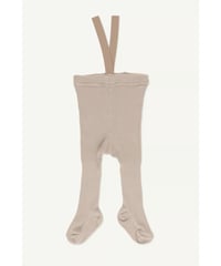 【 LAST1 / 3-6m 】mile - tights with braces - sandstones