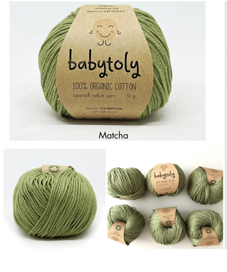 【 pre-order 】babytoly - organic yarns（H-P）
