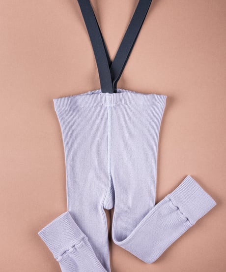 mile - kids’ leggings with braces - berries