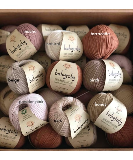 【 pre-order 】babytoly - organic yarns（R-Z）