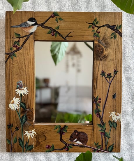 Forest Wooden Mirror