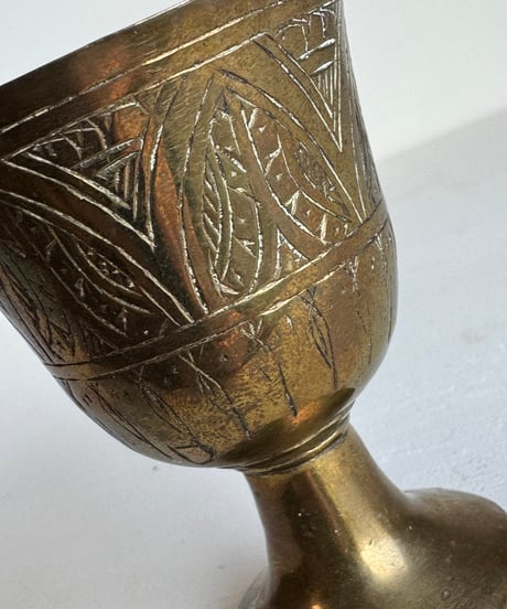 Small Brass Goblet