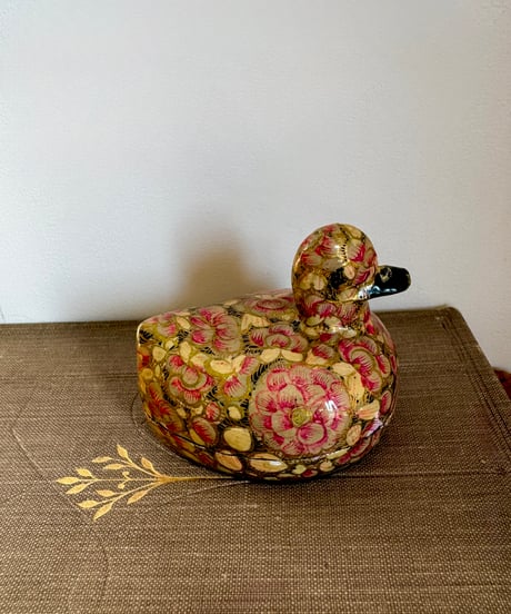 Floral Bird Trinket Box