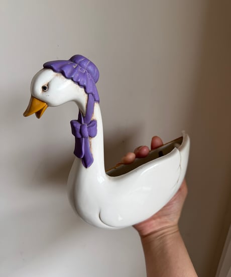 Goose with a hat