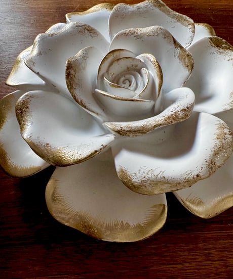 Wall Decor/ White Rose