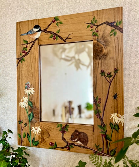 Forest Wooden Mirror