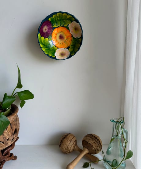 Mexican Floral Wall Decor/Bowl