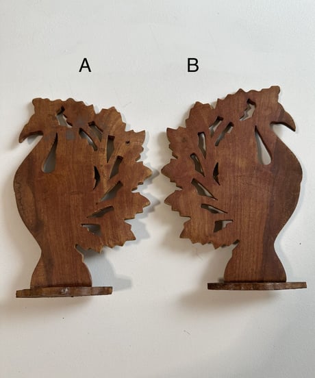 Wooden Peacock Decor