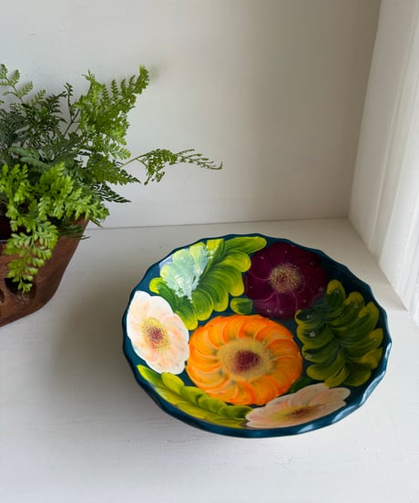 Mexican Floral Wall Decor/Bowl