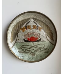 Wall Plate/ Lotus & Dragonflies
