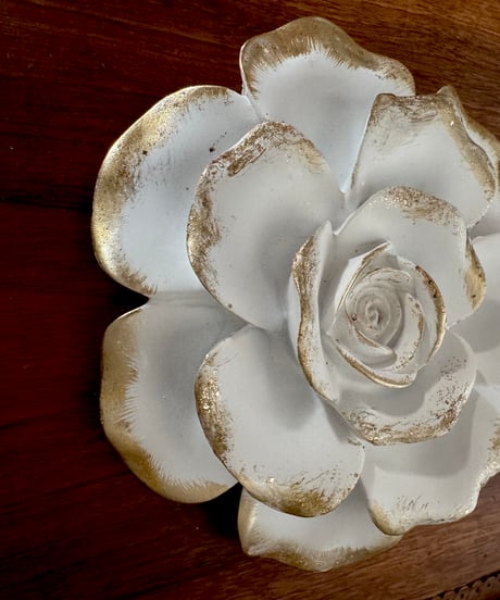 Wall Decor/ White Rose