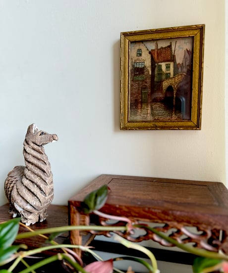 Mini Framed Print/Houses