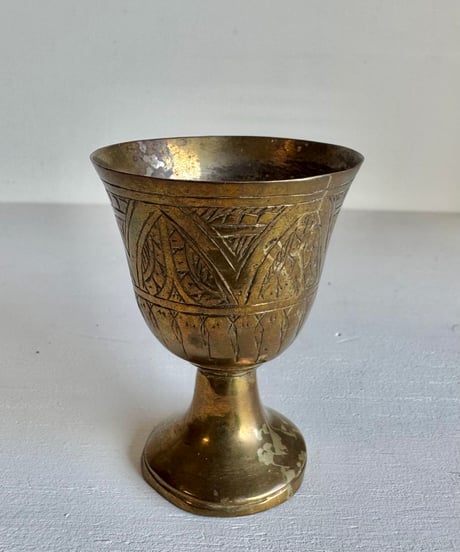 Small Brass Goblet