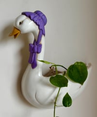 Goose with a hat