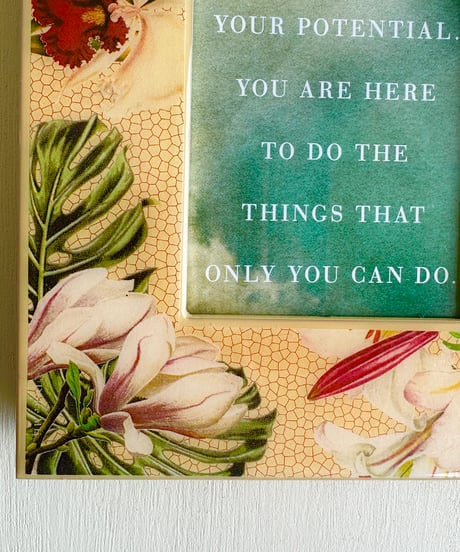 Framed Art with Words Print