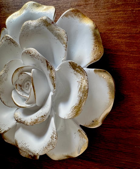 Wall Decor/ White Rose