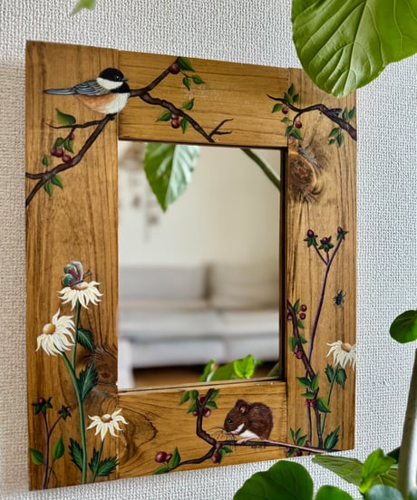 Forest Wooden Mirror