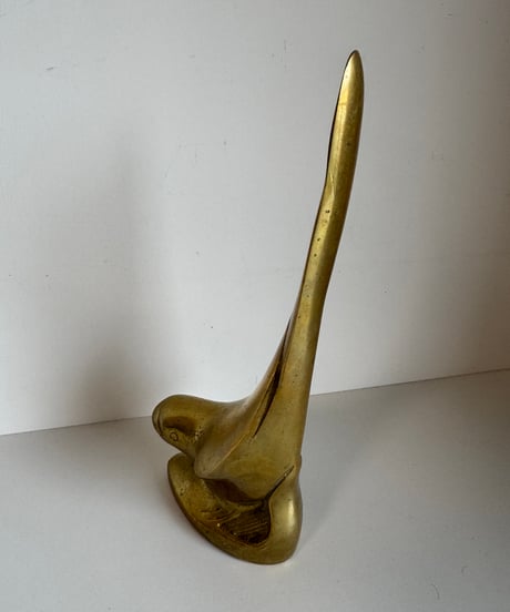 Brass Bird Stature