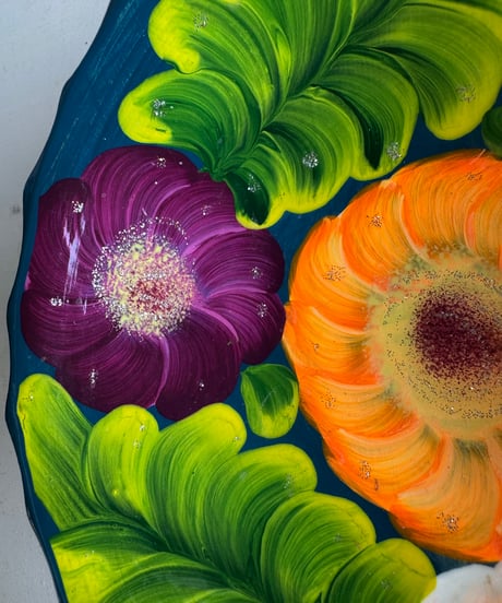 Mexican Floral Wall Decor/Bowl