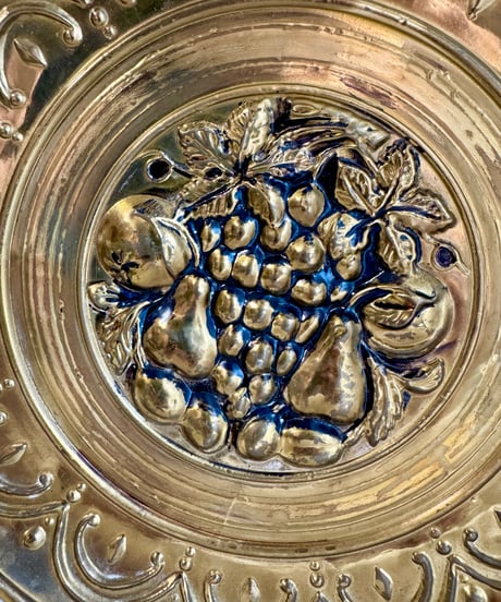 Brass Fruit Wall Plate