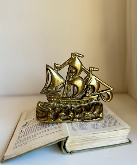 ビンテージ　マリン系　ブラス　雑貨 Brass Ship | May Finds