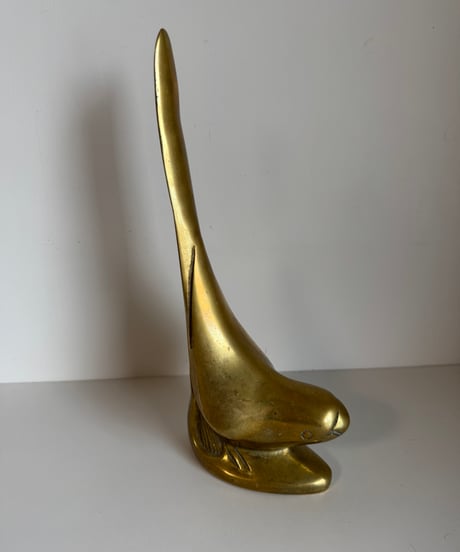 Brass Bird Stature