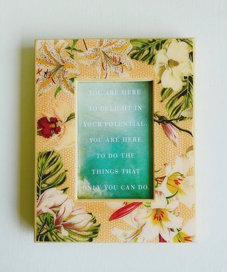 Framed Art with Words Print