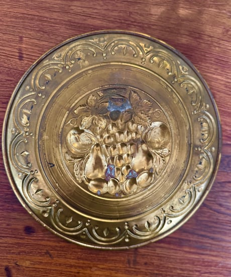 Brass Fruit Wall Plate