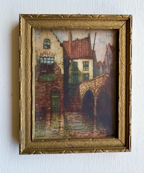 Mini Framed Print/Houses