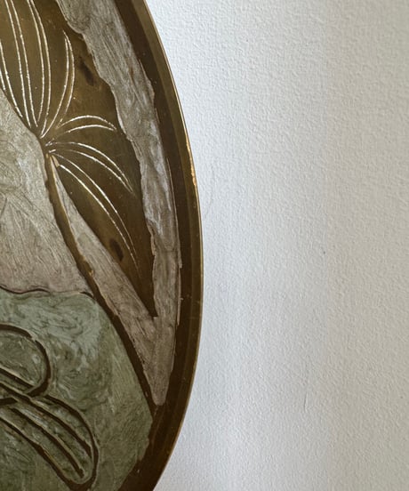 Wall Plate/ Lotus & Dragonflies