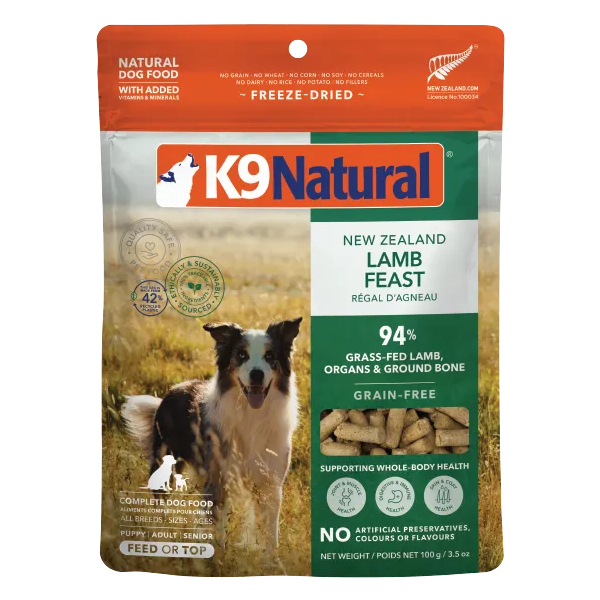 K9ナチュラル】K9ラム・フィースト | わんこ村オンラインショップ