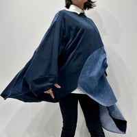 Blue long Pullover