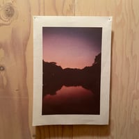 【ちくまつきこ】井の頭公園・朝焼け