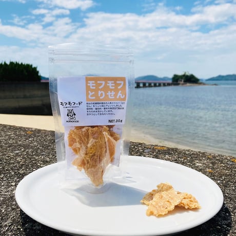 【国産鶏肉・無添加・無着色】とりせん３０ｇ（犬・猫OK）